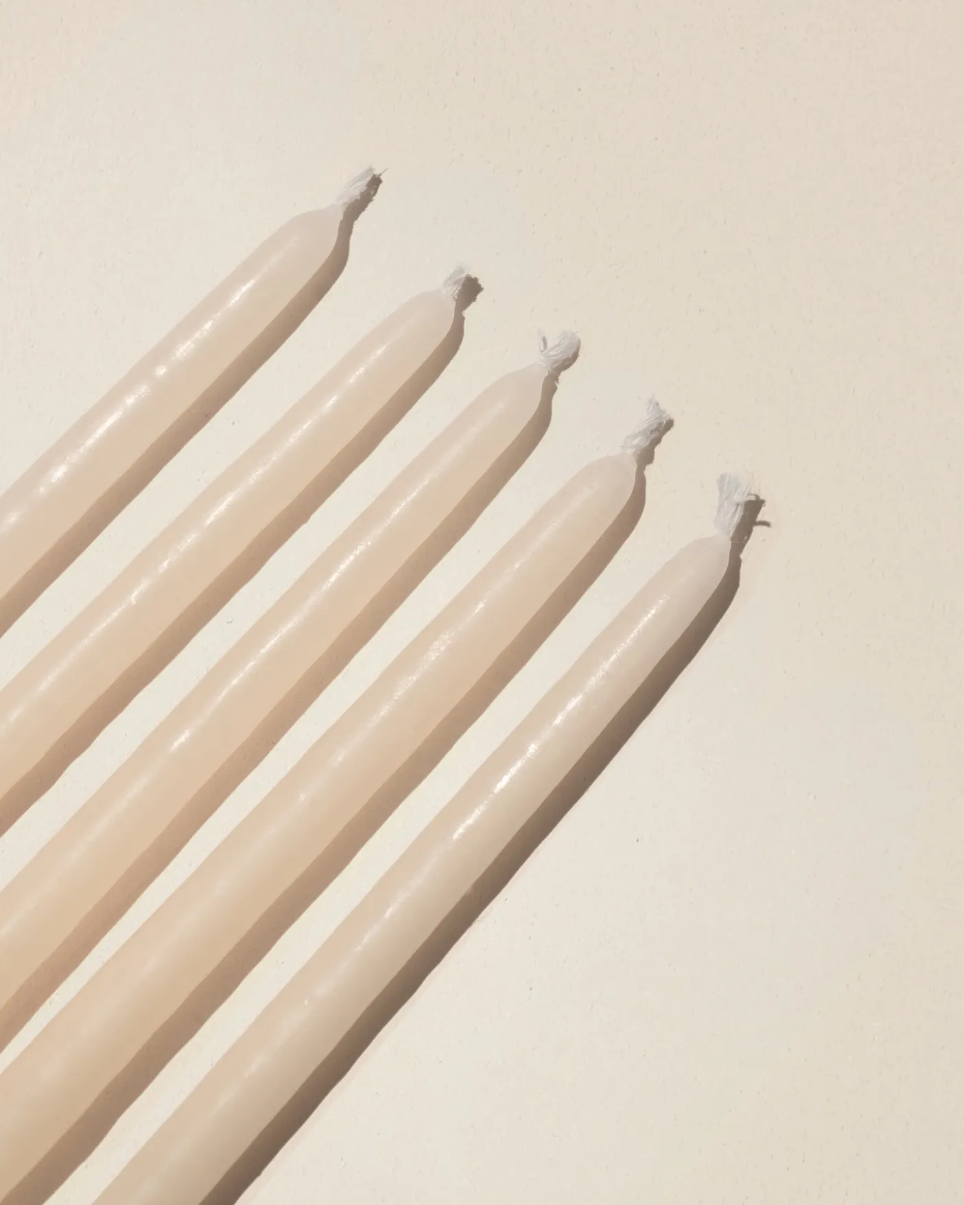 Les bougies fines - Ecru