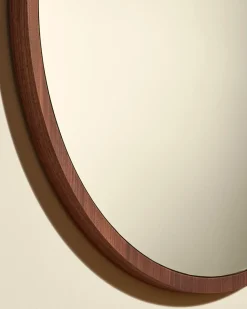 Miroir Bulle - Noyer