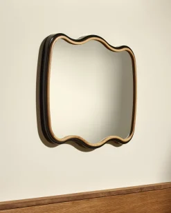 Miroir Noto 3 Vagues - Noir
