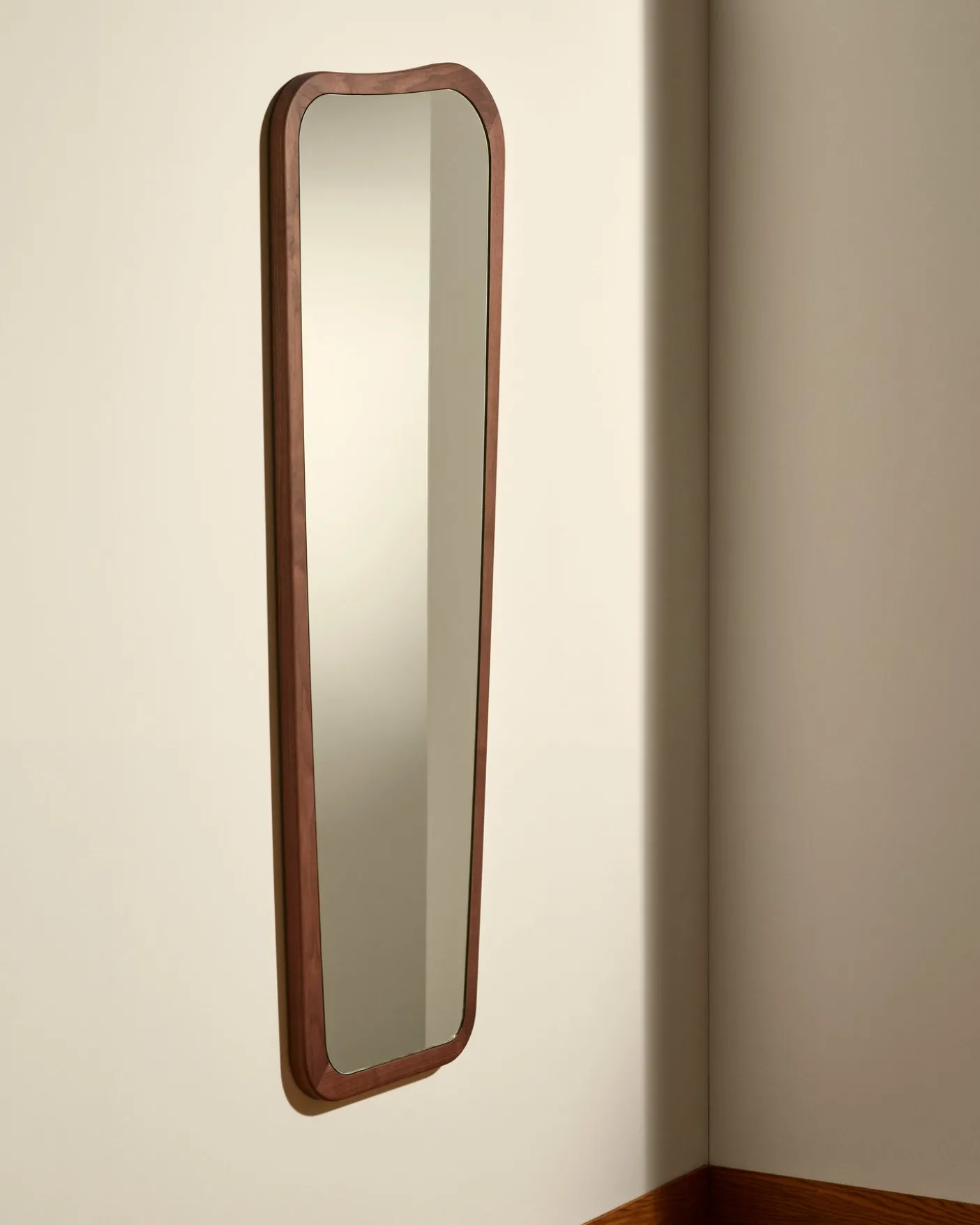 Miroir Organique - Noyer