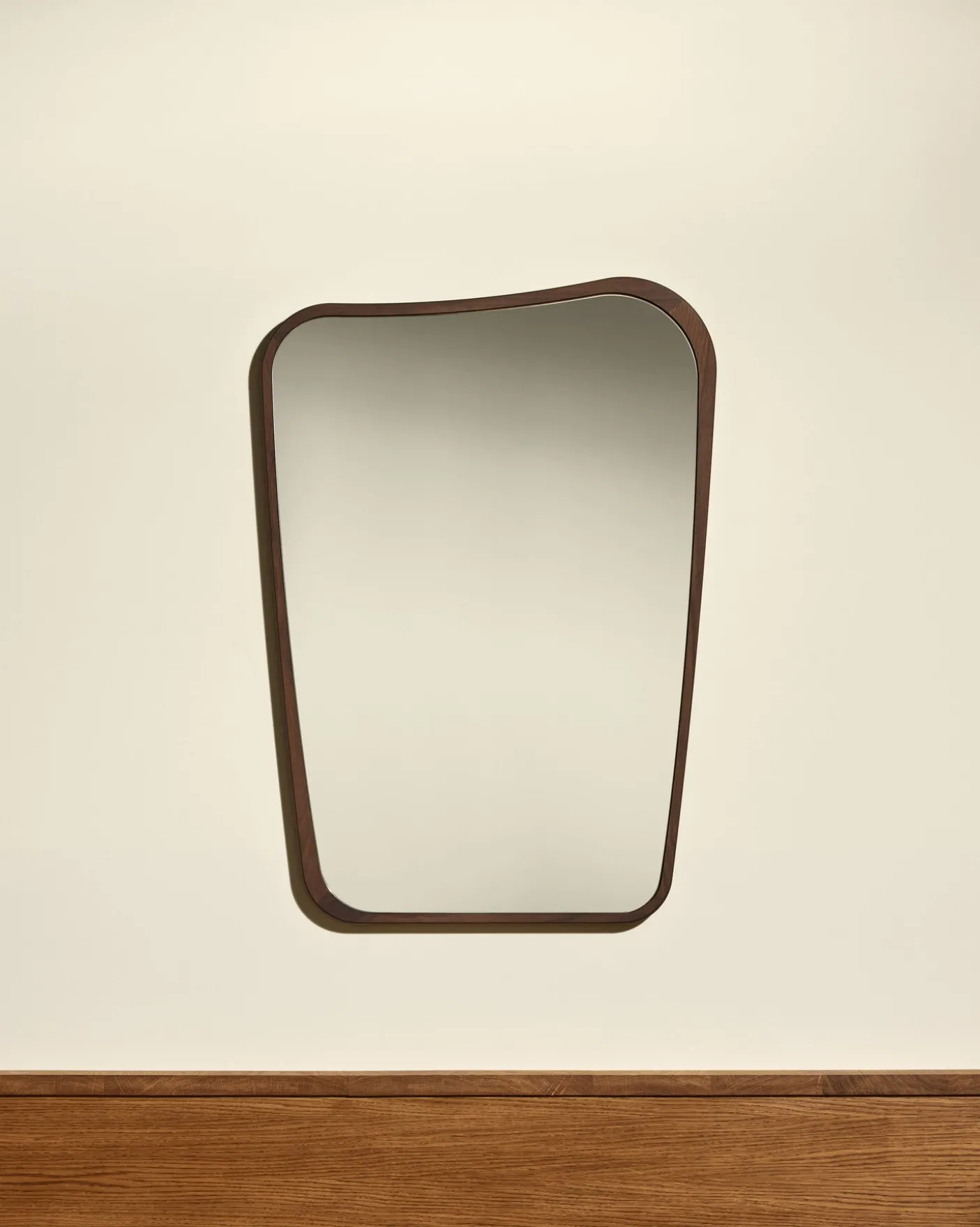 Miroir Organique - Noyer