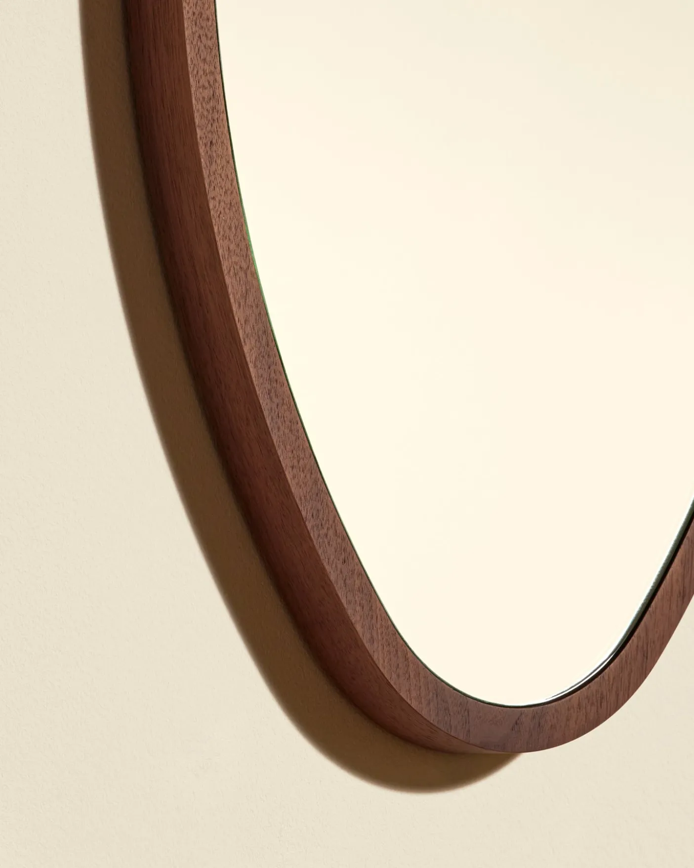 Miroir Ovo - Noyer