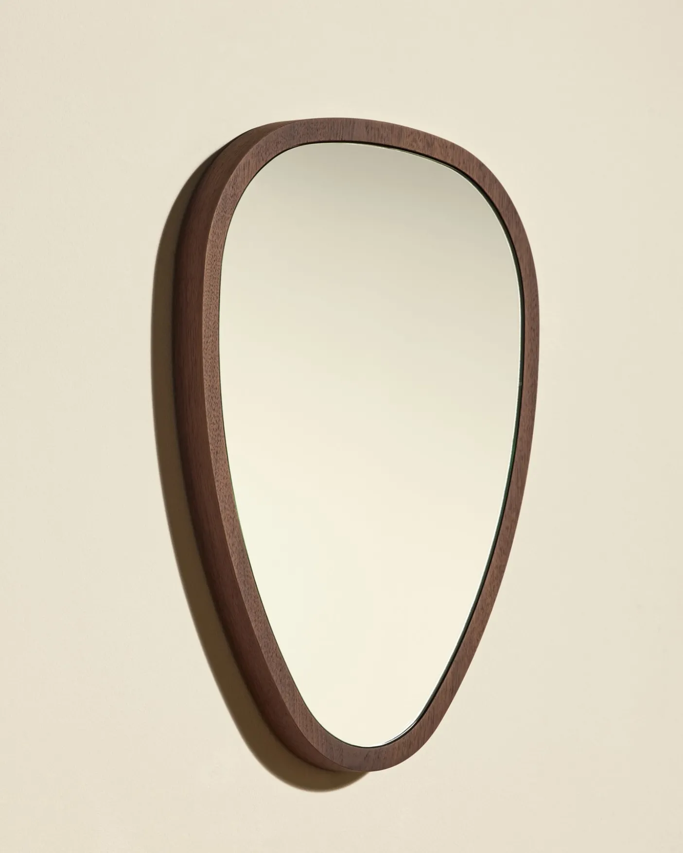 Miroir Ovo - Noyer
