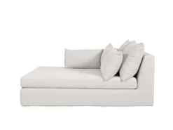 Méridienne SuperBox - Accoudoir gauche - Gris clair