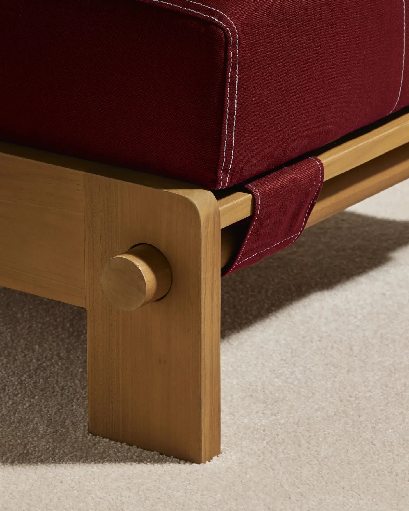 Pouf Graney - Carmin