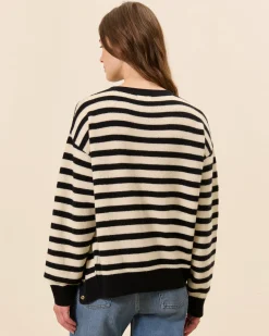 Pull Ranelagh - Ecru/Noir