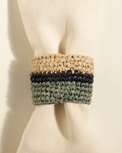 Rond de serviette Globe - Céladon