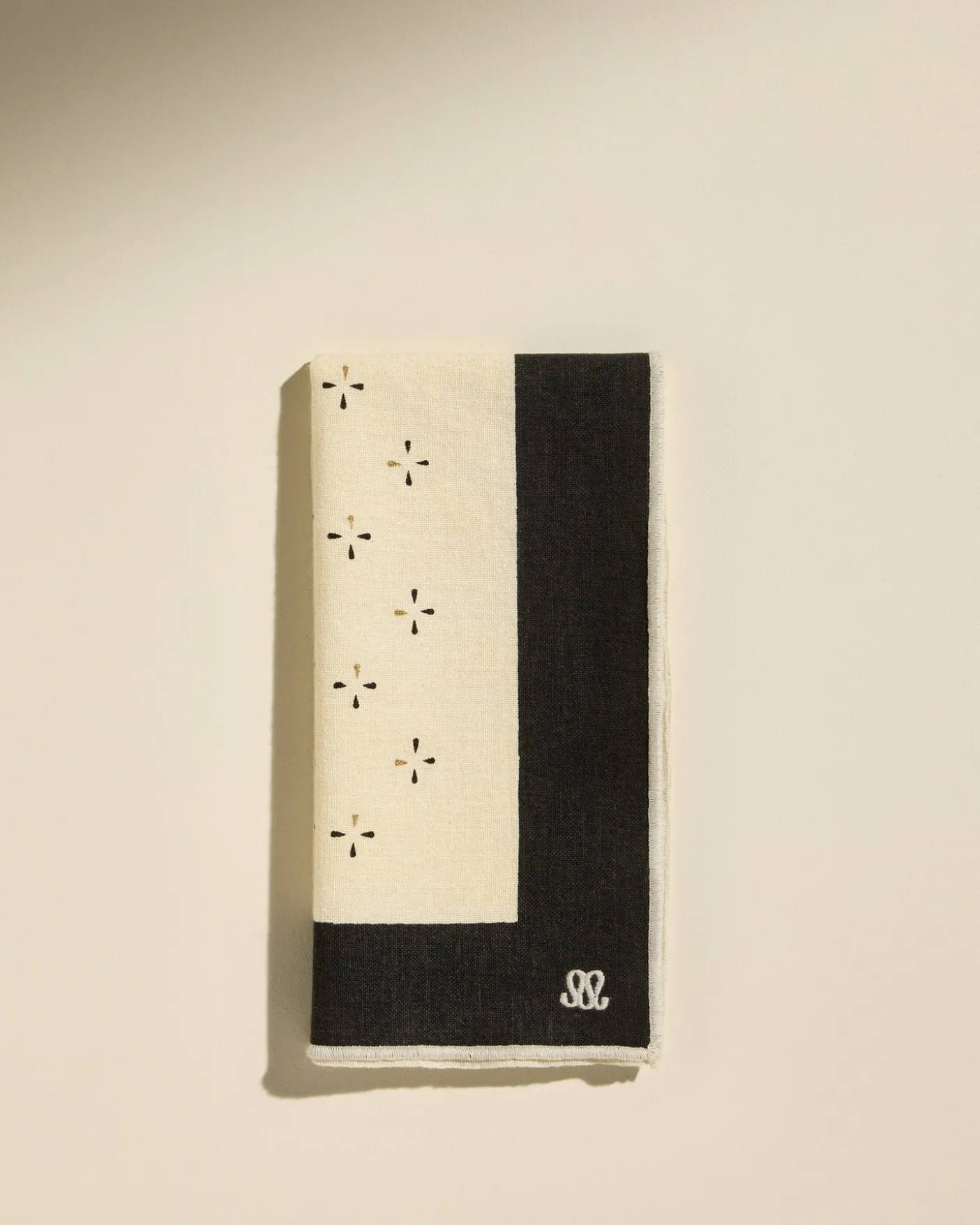 Serviette de table Murmure - Noir