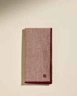 Serviette de table tempo - Carmin