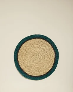 Set de table Globe - Naturel / Bleu Sarah