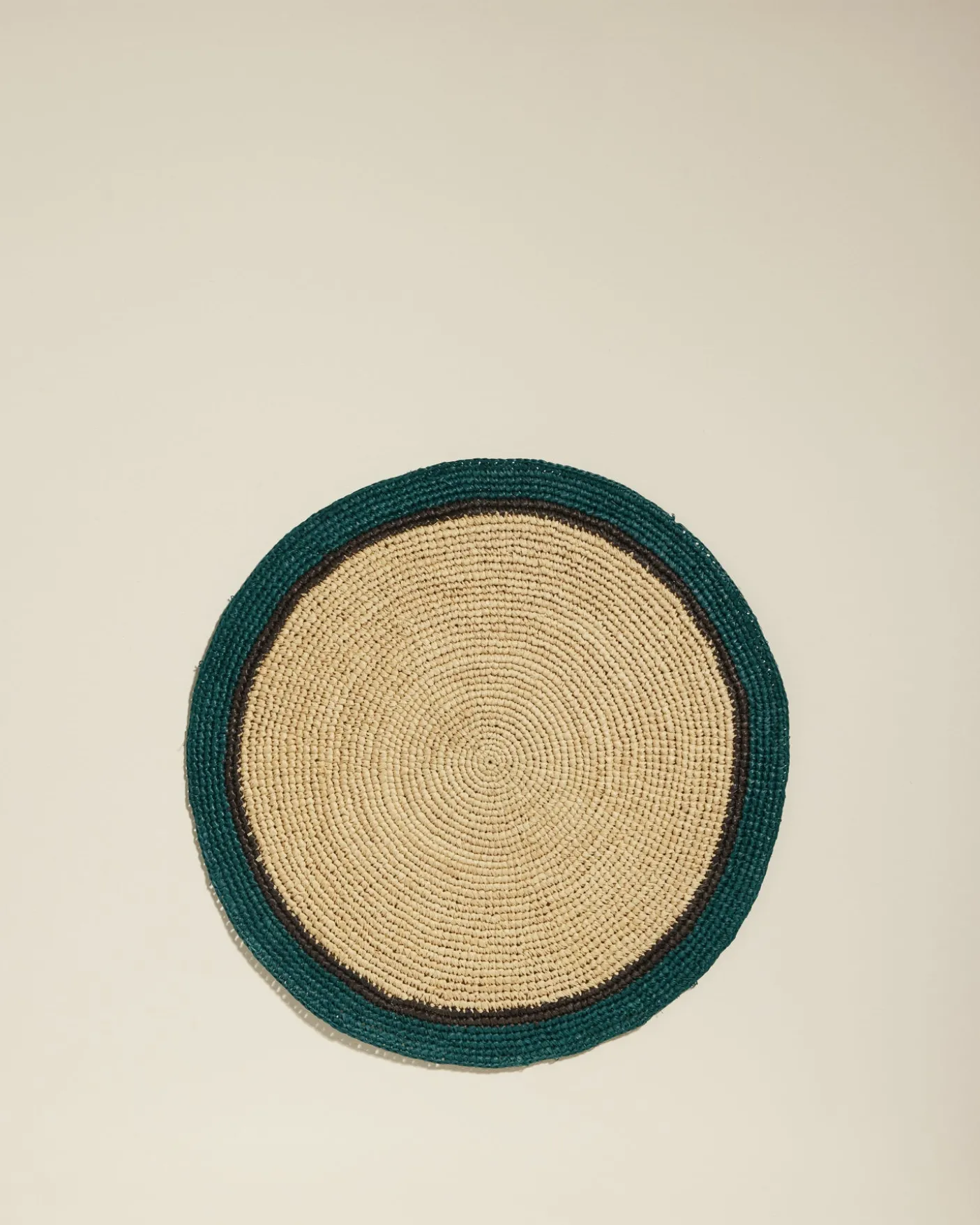 Set de table Globe - Naturel / Bleu Sarah