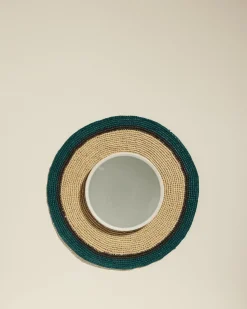 Set de table Globe - Naturel / Bleu Sarah