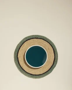 Set de table Globe - Naturel / Céladon