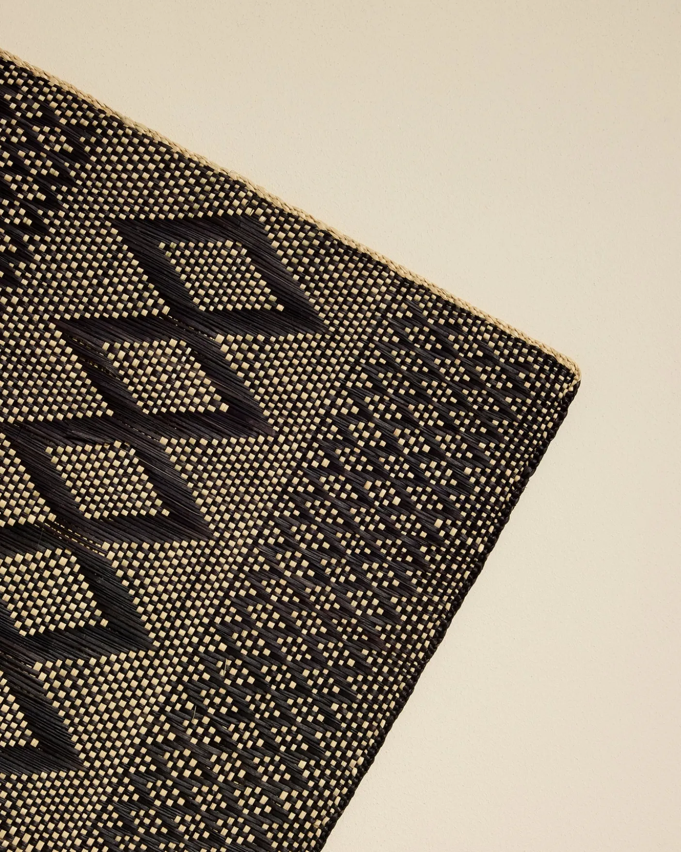 Set de table Iraca - Noir