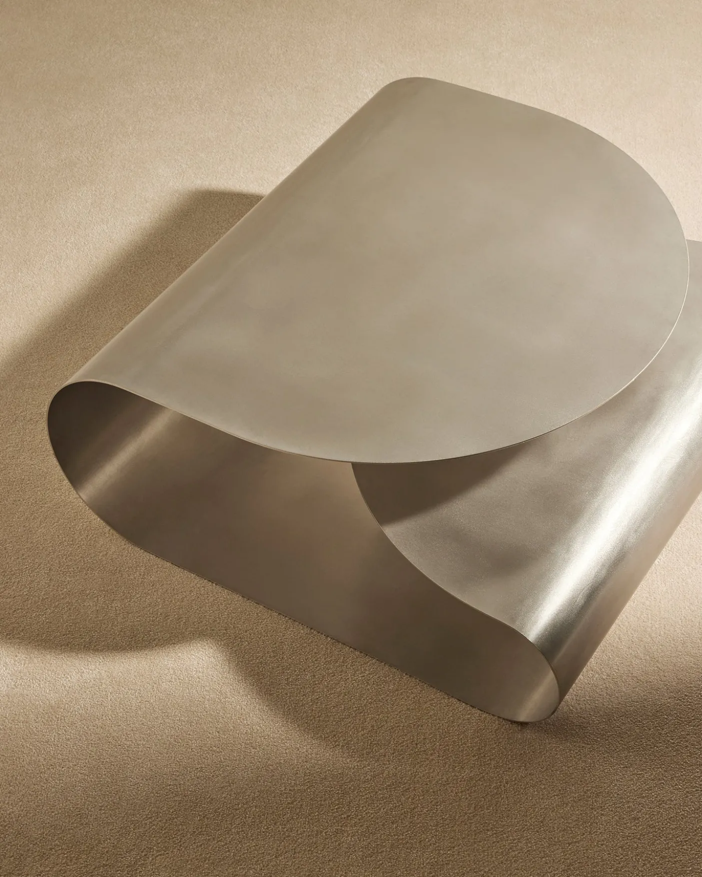 Table basse Gégé - Inox brossé