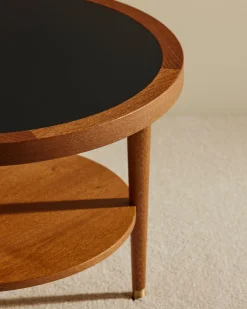 Table basse ronde Puzzle - Noir