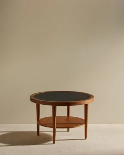 Table basse ronde Puzzle - Noir