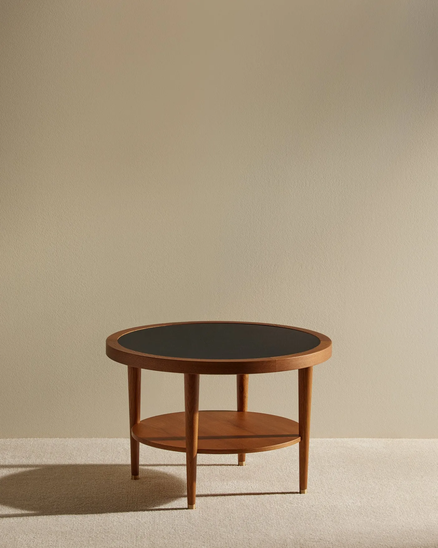 Table basse ronde Puzzle - Noir