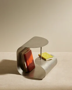 Table d'appoint Gégé - Inox brossé