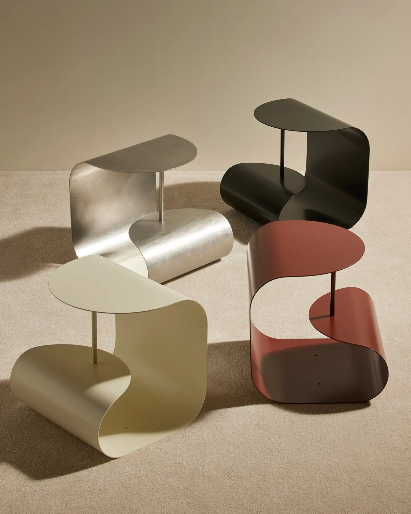 Table d'appoint Gégé - Inox brossé