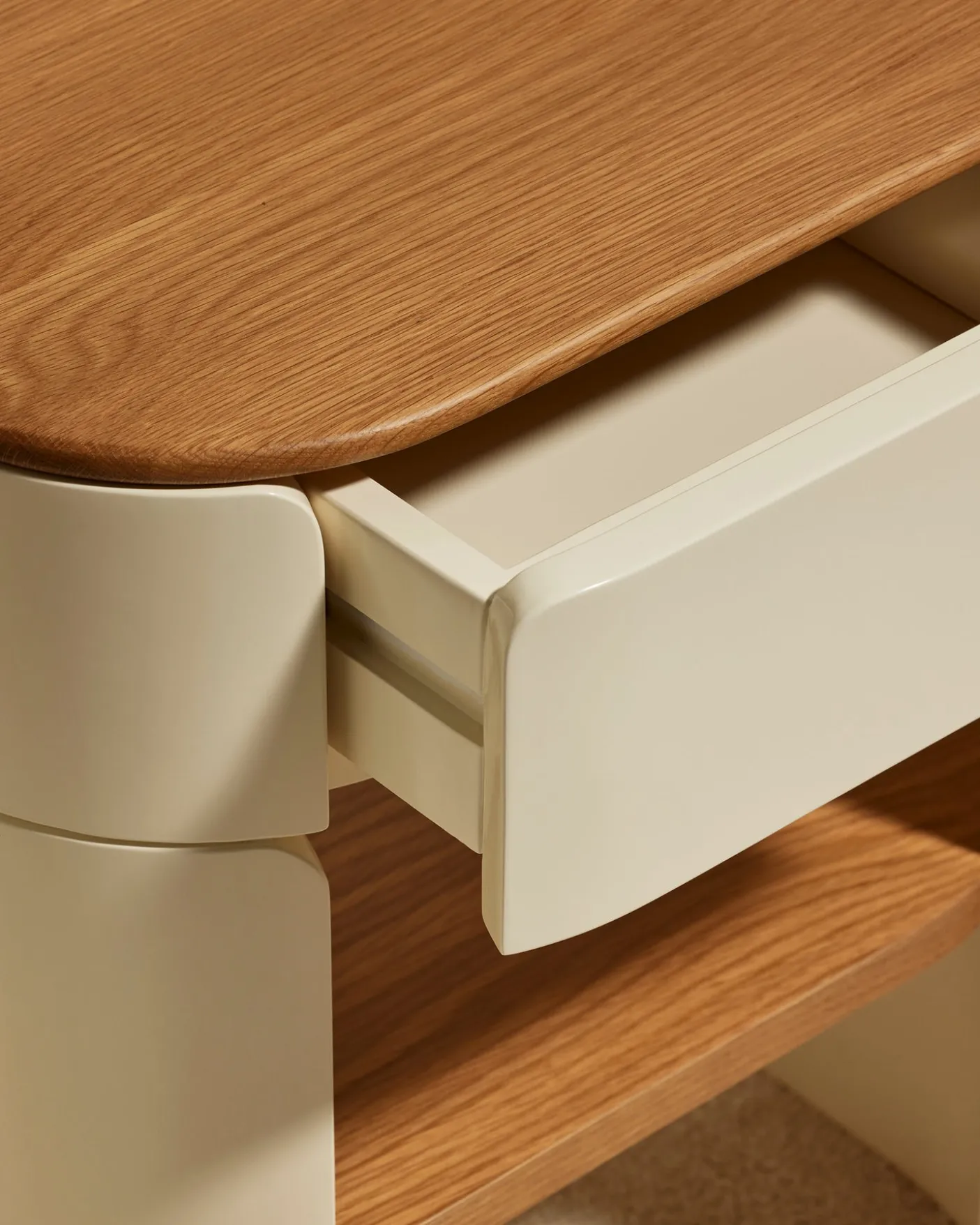 Table de chevet Equilibre - Ecru