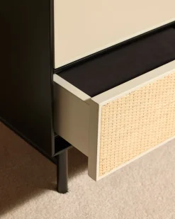 Table de chevet Essence - Noir