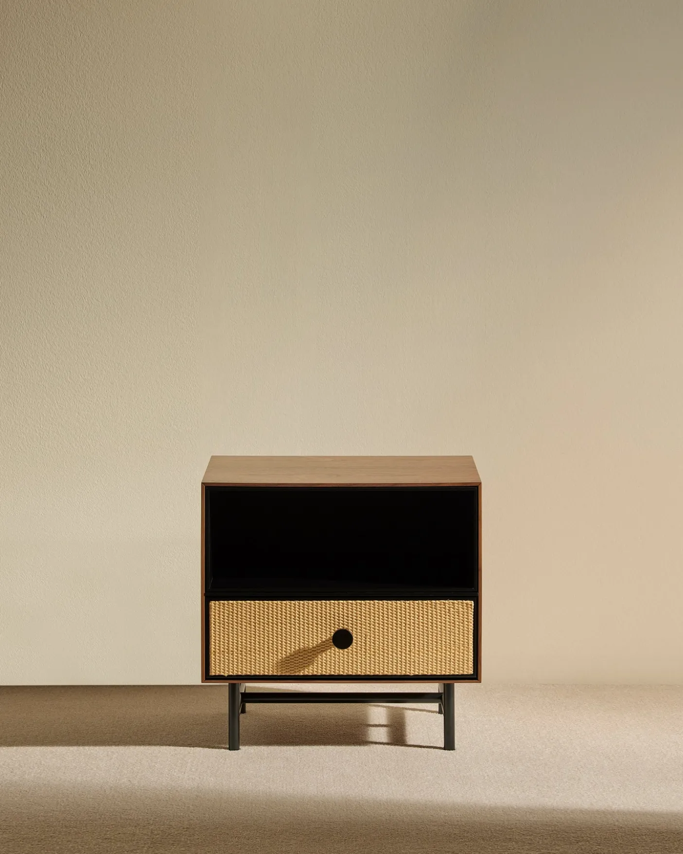 Table de chevet Essence - Noyer