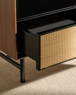 Table de chevet Essence - Noyer