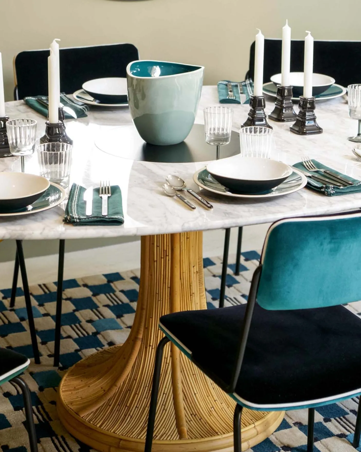 Table ovale Riviera Marbre Blanc