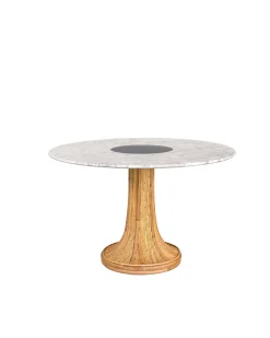 Table ronde Riviera Marbre Blanc