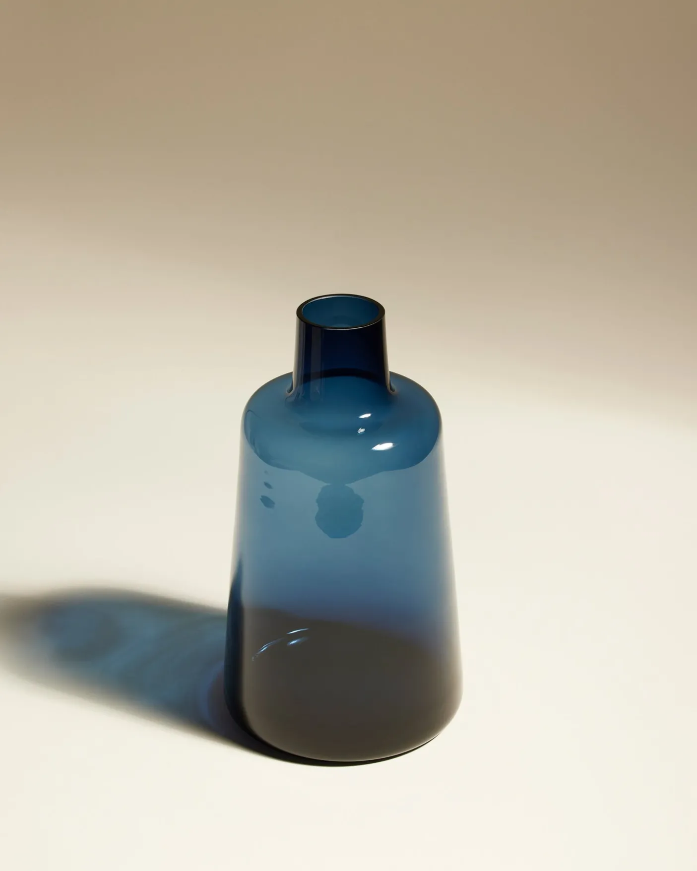 Vase Verre Pure - Bleu Broadway