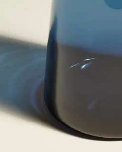 Vase Verre Pure - Bleu Broadway