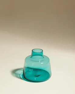 Vase Verre Pure - Bleu Sarah