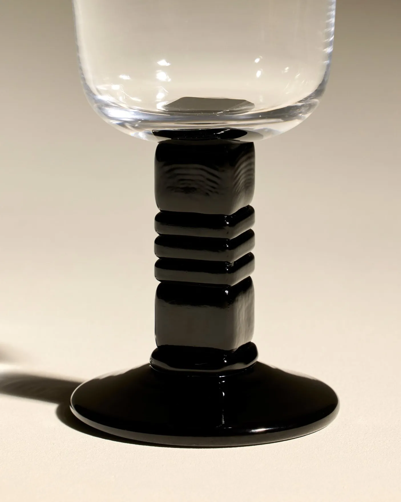 Verre à vin Pause - Noir